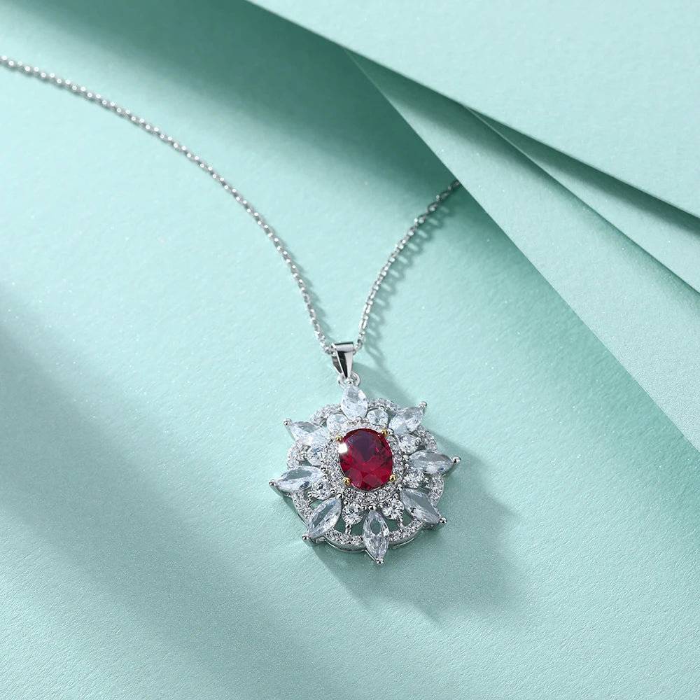 sterling silver jewelry - 925 Silver Necklace Necklaces SLZ0011N-Rhodiun side view