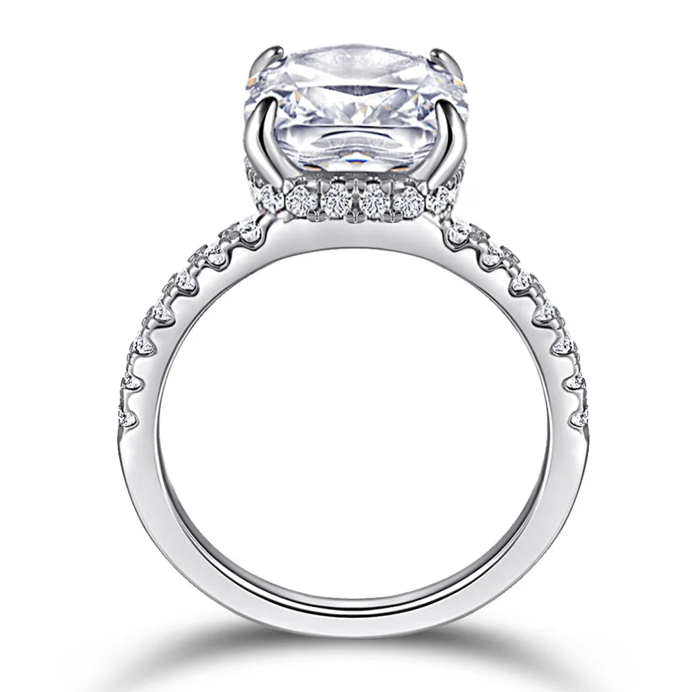 sterling silver jewelry - 925 Silver Ring Rings SLZ0042R-silver ring-6 side view