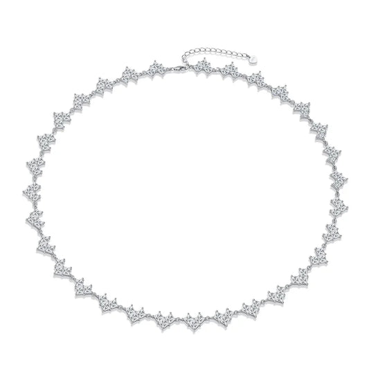 sterling silver jewelry - 925 White Gold Bracelet SLM0054B-silver-19cm front view