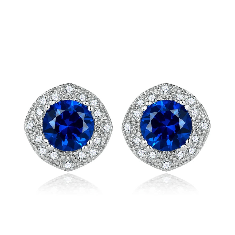 sterling silver jewelry - 925 Silver Earrings SLM0003E-catalogue front view