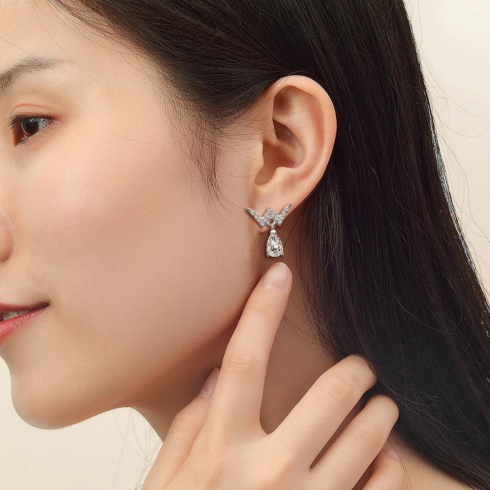 sterling silver jewelry - 925 Silver Earrings Earring SLM0029E-catalogue product view 05