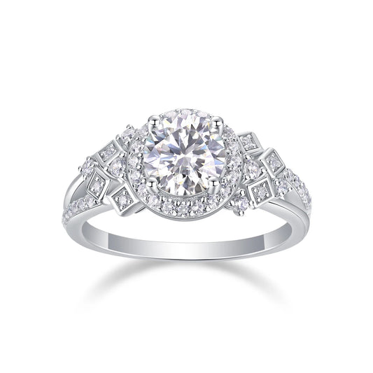sterling silver jewelry - 925 Silver Ring SLM0143R-silver-6 open view
