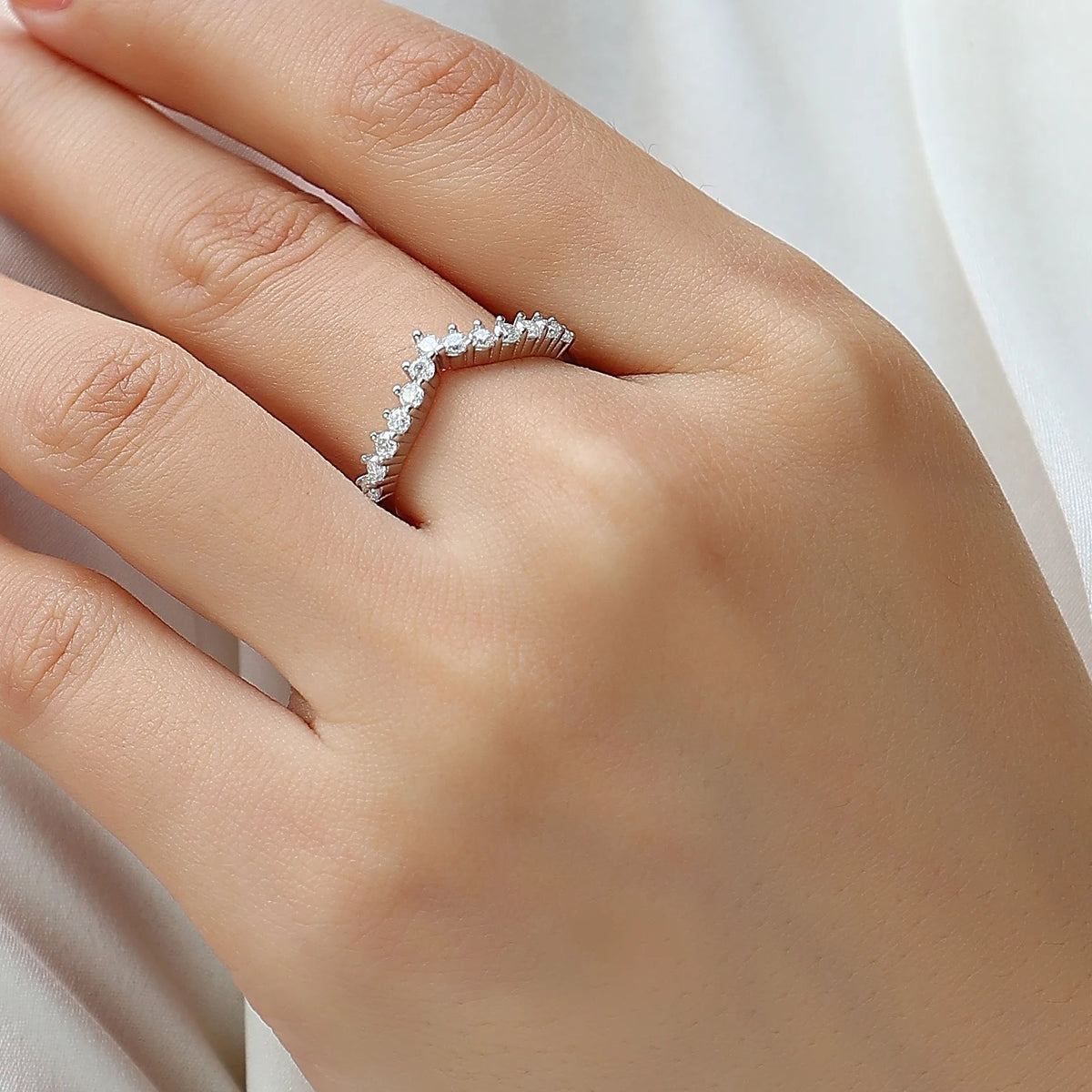 sterling silver jewelry - 925 Silver Ring SLM0144R-silver-6 product view 05