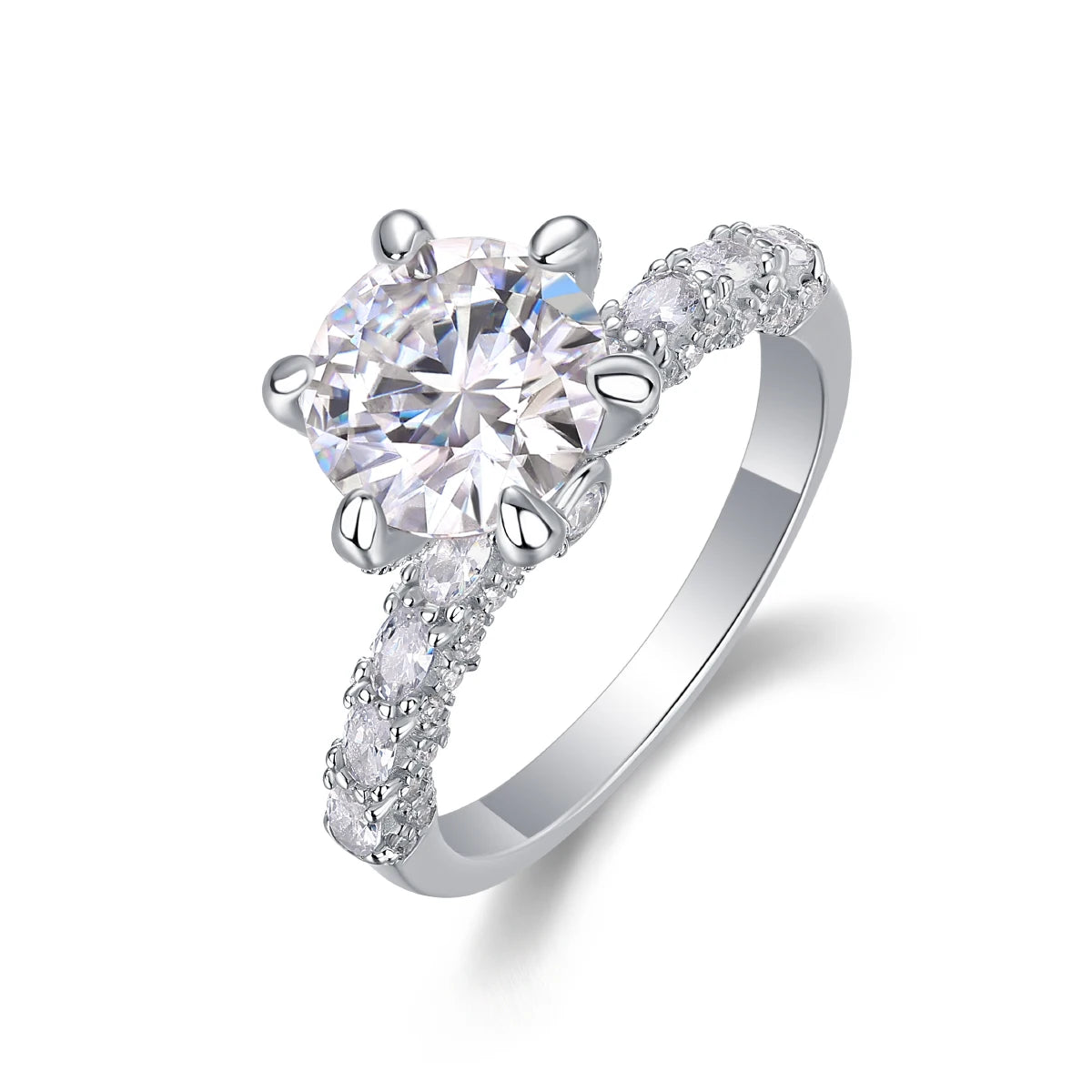 sterling silver jewelry - 925 Silver Rings Ring SLM0145R-silver-6 front view