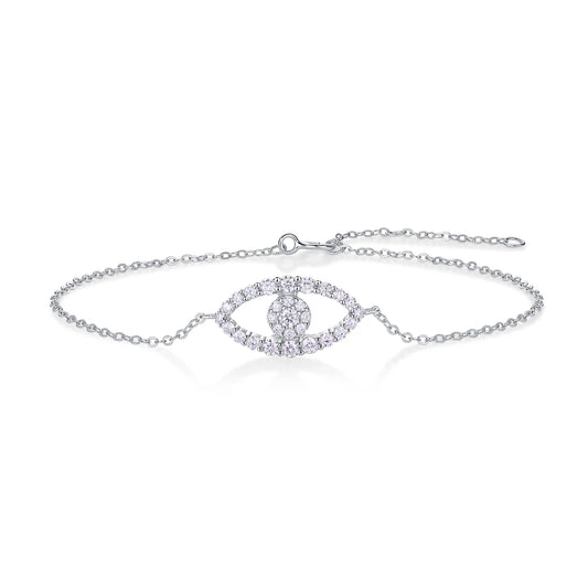sterling silver jewelry - 925 Silver Bracelet Bracelets SLM0062B-silver-16.5cm front view
