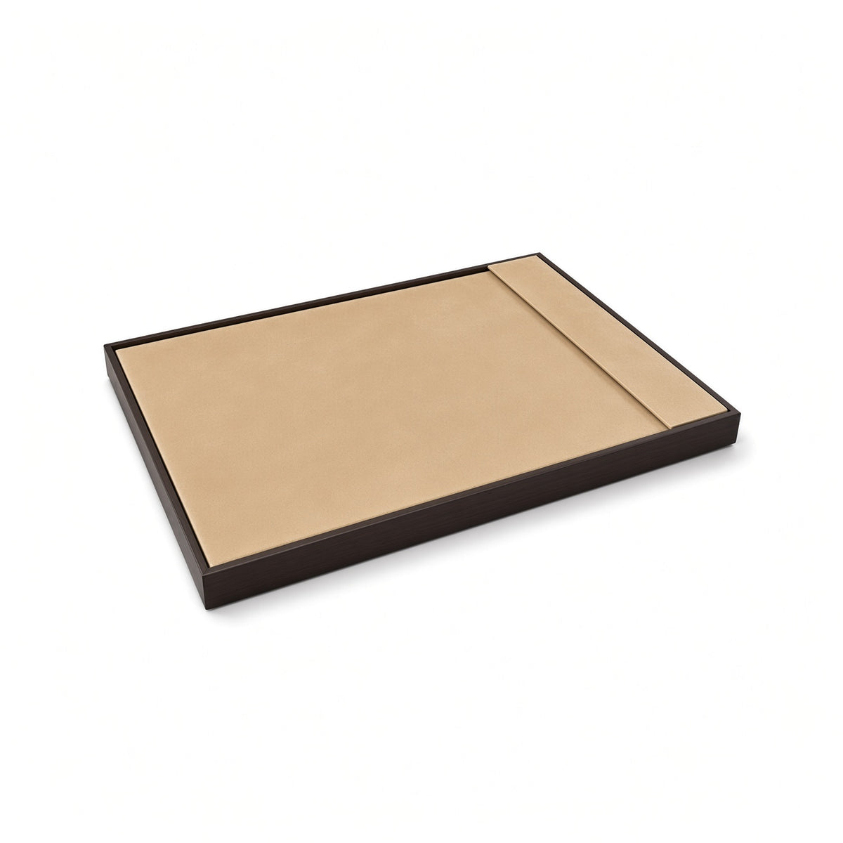 Champagne necklace display tray flat angled empty