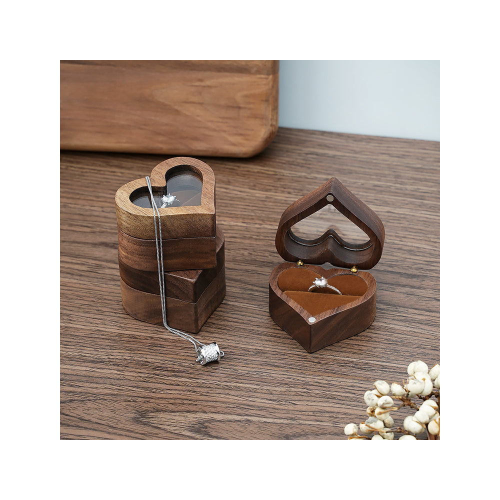 Wooden Ring Box - product view 3