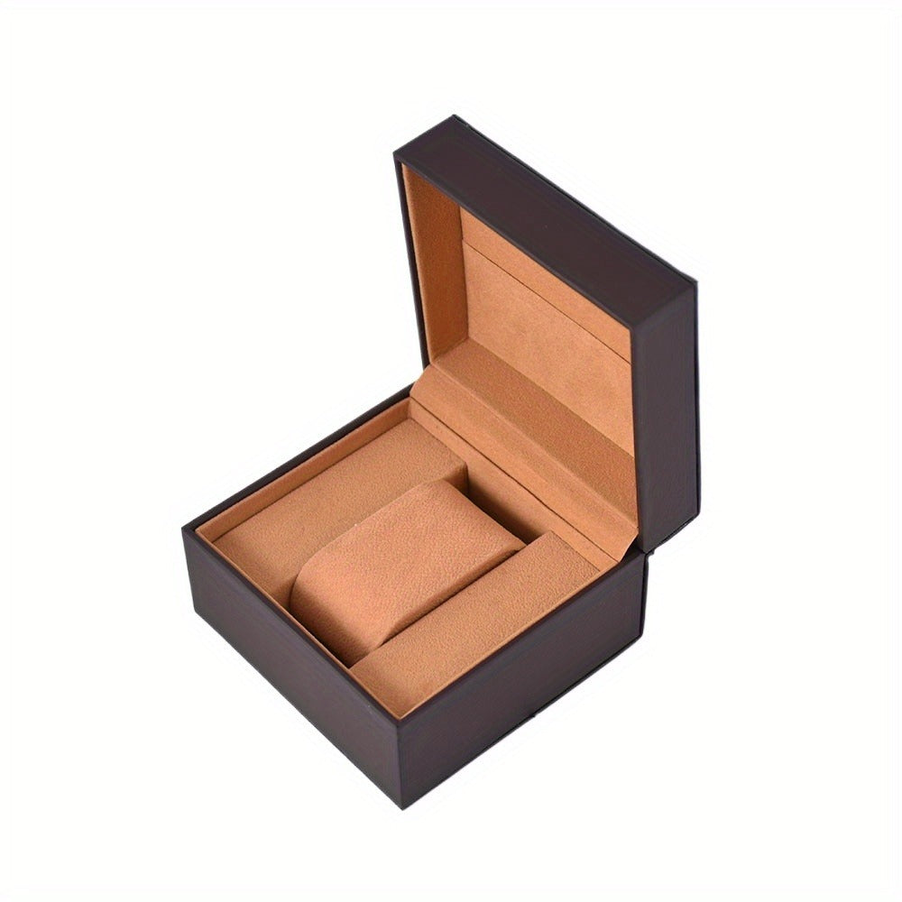 watch box - Brown Watch Box WB002-BR detail view