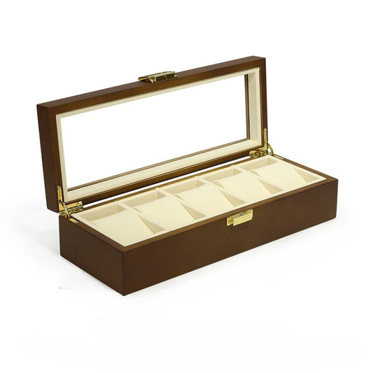 watch box - Wood Watch Box Display C01272 open view