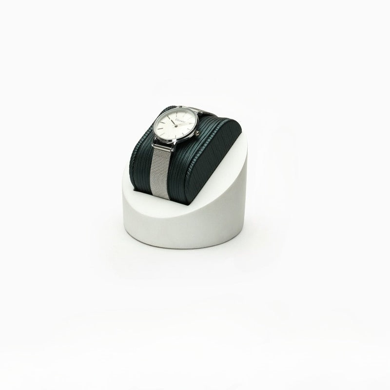 watch display - Black Leather Watch Display Stand Holder C02517 product view 06