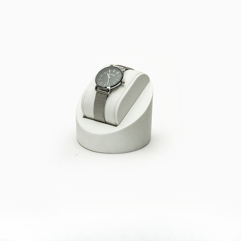 watch display - Black Leather Watch Display Stand Holder C02517 product view 07