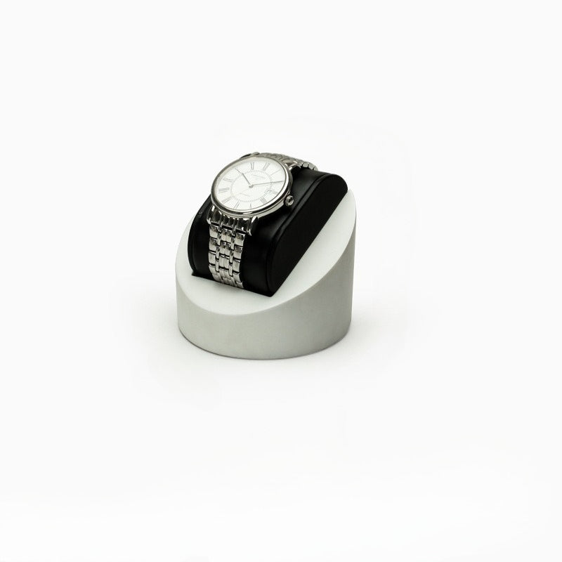watch display - Black Leather Watch Display Stand Holder C02517 product view 08