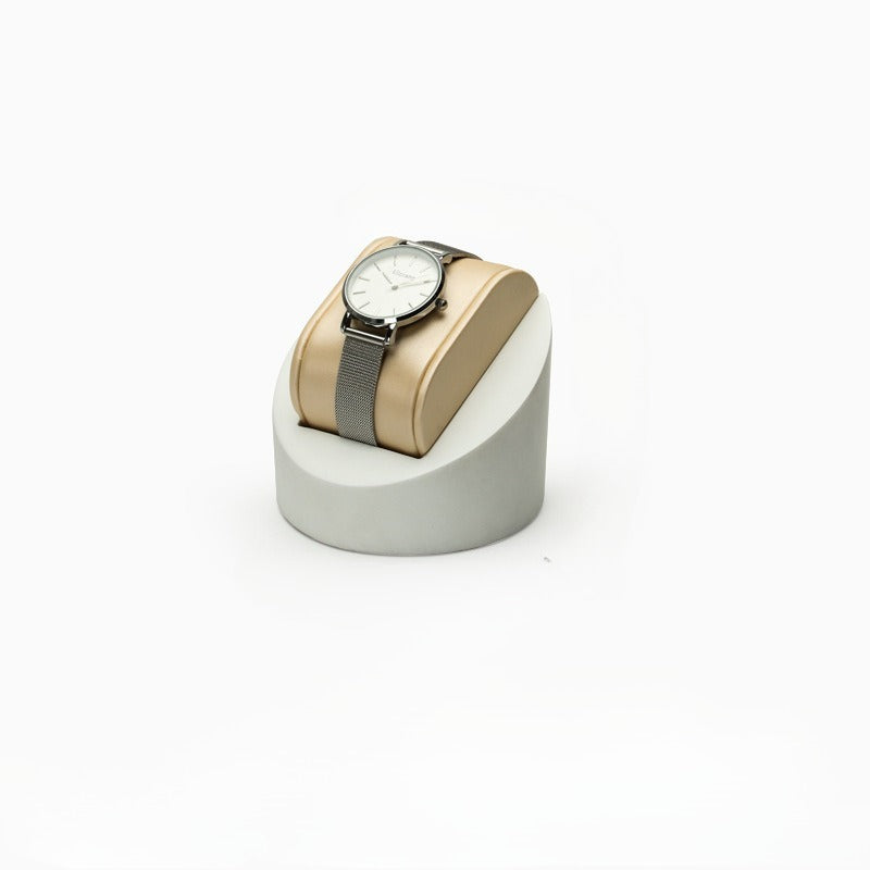 watch display - Black Leather Watch Display Stand Holder C02517 product view 09