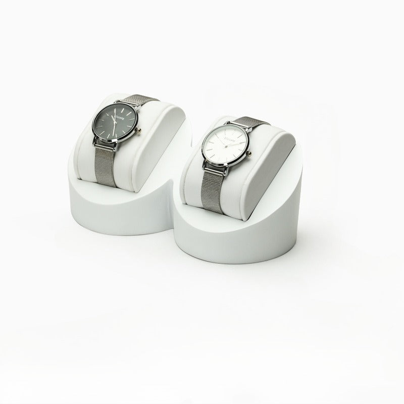 watch display - Black Leather Watch Display Stand Holder C02517 product view 10