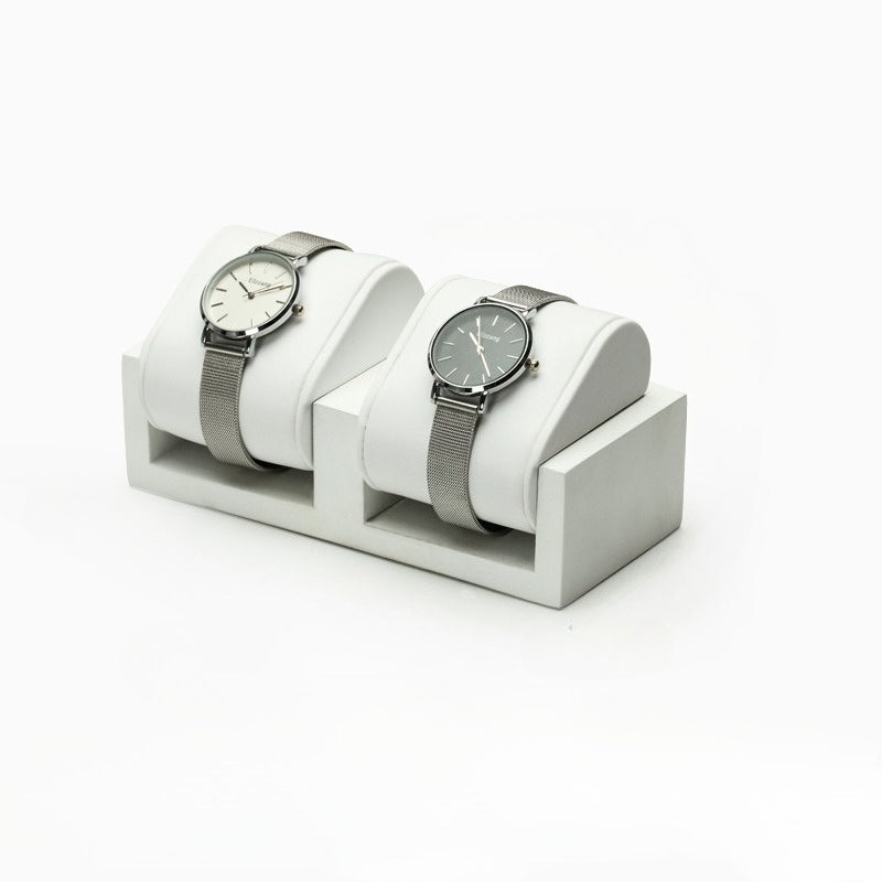 watch display - Black Leather Watch Display Stand Holder C02517 product view 16