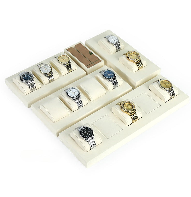 watch display - Microfiber Watch Display Tray C01723 front view