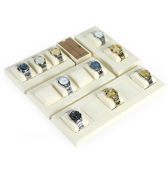 watch display - Microfiber Watch Display Tray C01723 front view