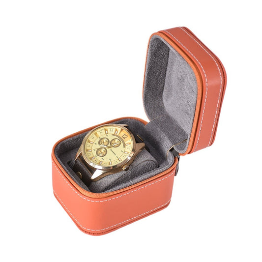 watch display - Orange Watch Holder WB004-O front view
